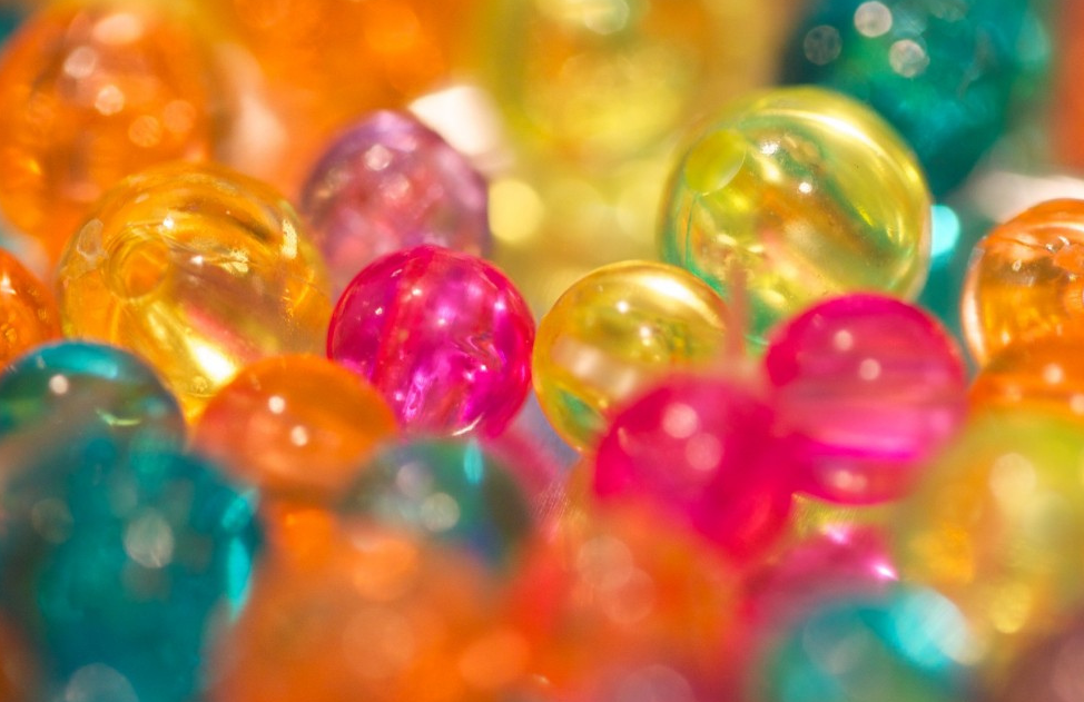 Multi-colored Glass Beads