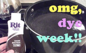 Dye Week!