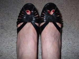 The heels!