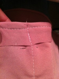 Sewed and tightened!!