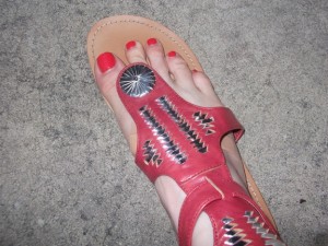 Pre-bandaided Feet!