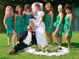 Yay for skrockidesign.com and this fabulous 80s wedding pic!