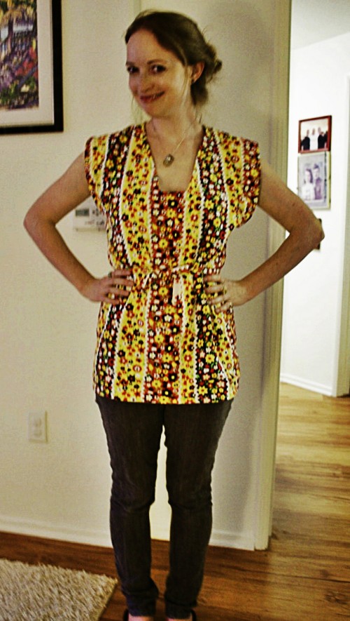 New Dress a Day - DIY - Vintage Tunic - After Shot 175
