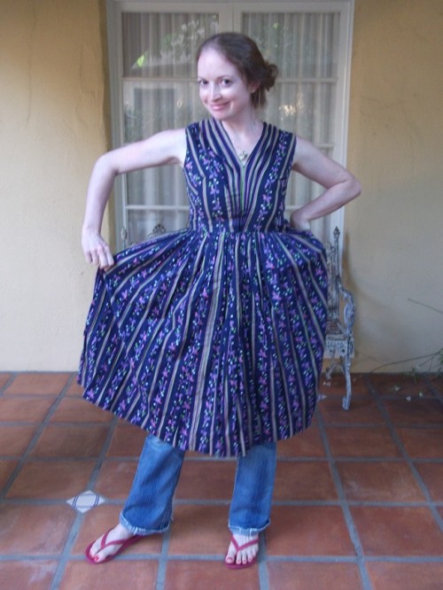 New Dress a Day - DIY - Vintage Dress - Floral - 103