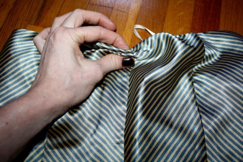 New Dress A Day - DIY - Striped Dress - Pinch & Cinch