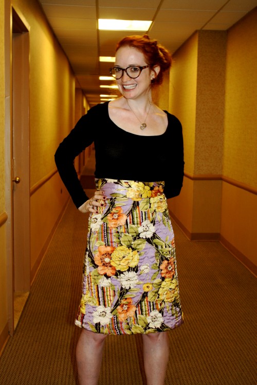 New Dress A Day - DIY - Vintage Skirt