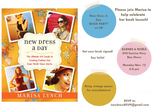 New Dress A Day - Vintage Dress - DIY - Barnes & Noble Bay Shore Signing