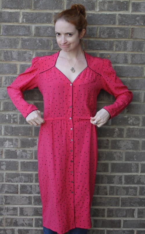 New Dress A Day - DIY - vintage dress - upcycle