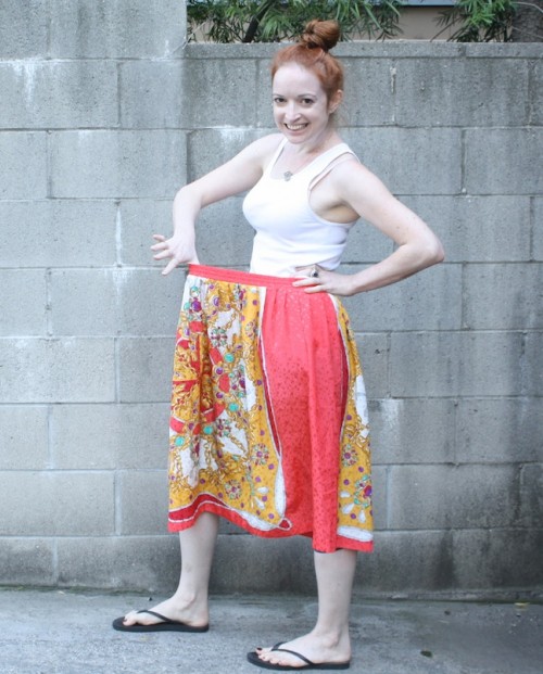 New Dress A Day - DIY - Vintage Skirt - Django Unchained