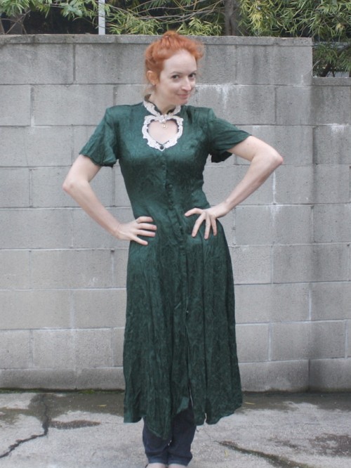 New Dress A Day - DIY - upcycle - vintage dress - Reality Bites