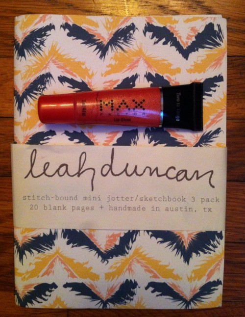 New Dress A Day - Giveaway - Leah Duncan notebook - Conteat