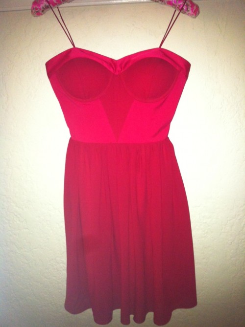 New Dress A Day - What to wear to a wedding - short red dress