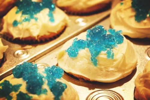 New Dress A Day - DIY - Breaking Bad Cupcakes - Blue Ice