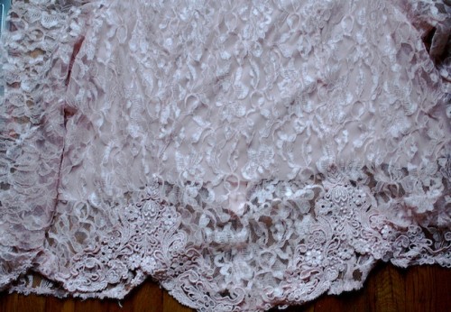 New Dress A Day - DIY - Goodwill - vintage lace dress