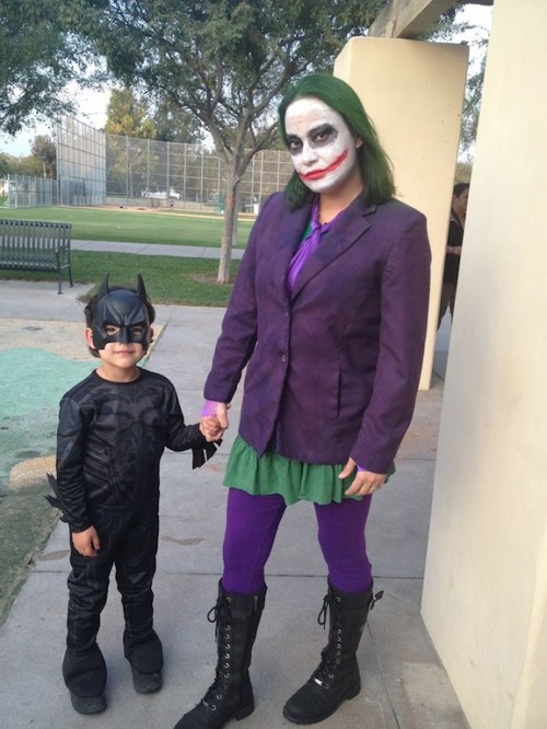 New Dress A Day - DIY Halloween Costume - Joker - Batman