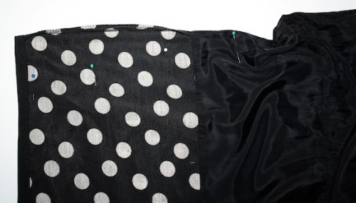 New Dress A Day - vintage polka dot dress - thrift store shopping