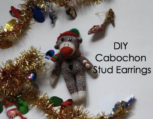 New Dress A Day - Holiday DIY - stud earrings