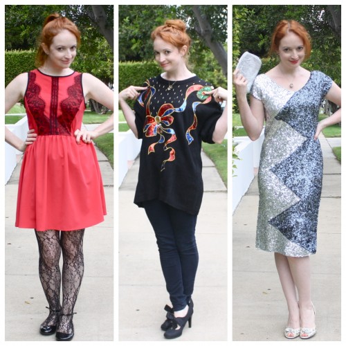 Goodwill - Holiday Trio Collage - New Dress A Day