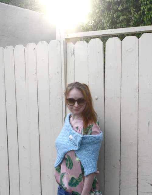 New Dress A Day - DIY - Marc Jacobs sweater - Copycat - Oversized Safety Pin