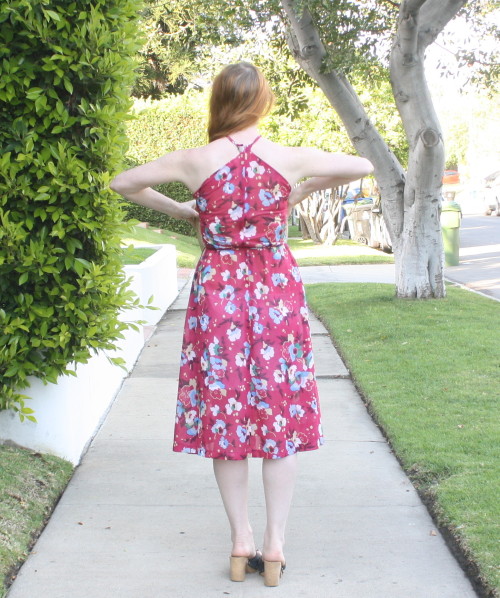 New Dress A Day - Vintage Floral Dress - DIY - thrift store