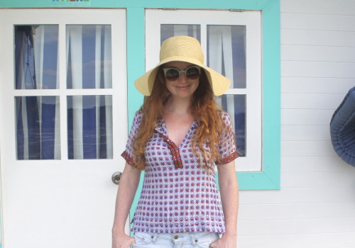 New Dress A Day - DIY - Patterned Tunic - Upcycled - Le Pirate Beach Club