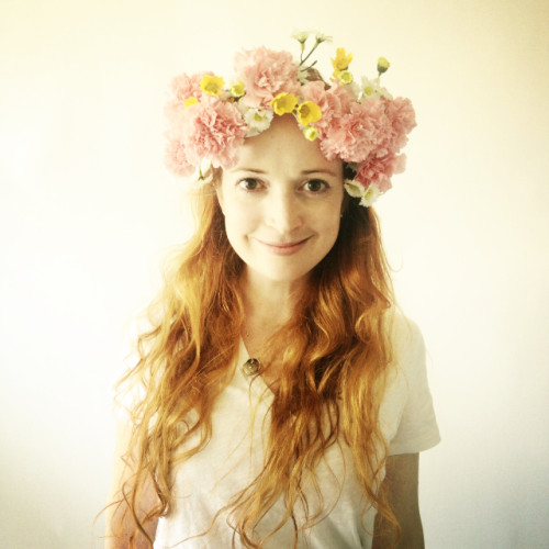 New Dress A Day - DIY Floral Crown