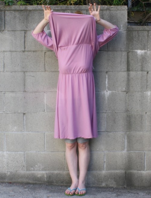 New Dress A Day - Mauve Polyester Dress