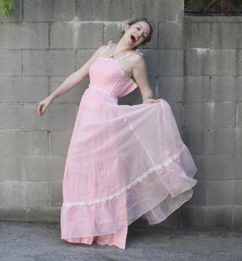 Cotton Candy Vintage Dress - New Dress A Day 