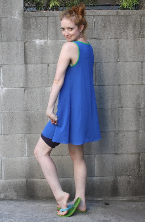 New Dress A Day - Blue Polyester Dress