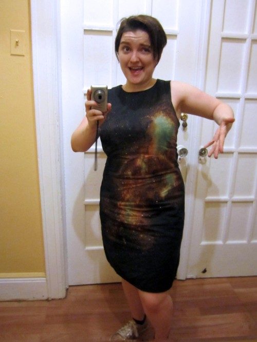 New Dress A Day - galaxy dress DIY