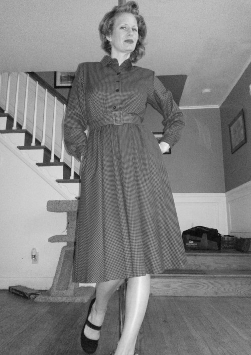 New Dress A Day - Vintage 40s Dress