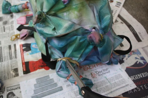 DIY - Tie Dyed Backpack