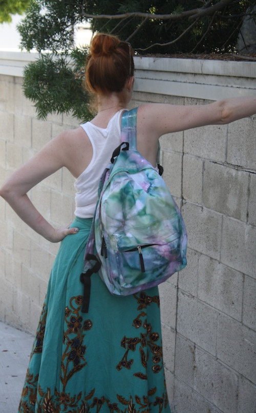 DIY - Tie Dyed Backpack