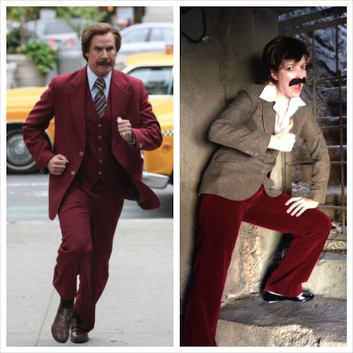 Anchorman - Will Ferrell suit