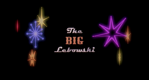 Big Lebowski - title card