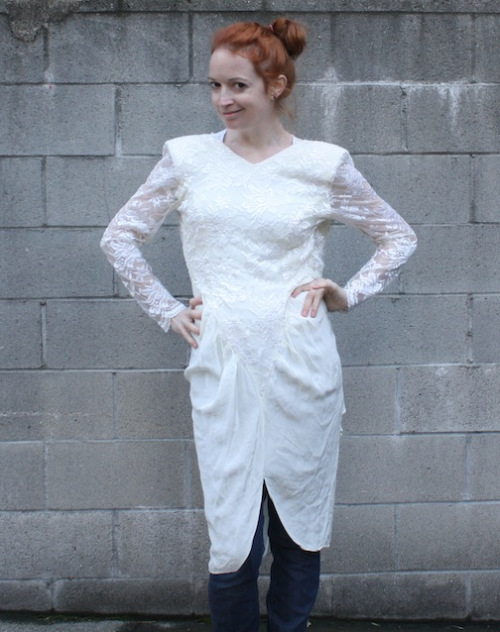 Vintage White Dress - New Dress A Day