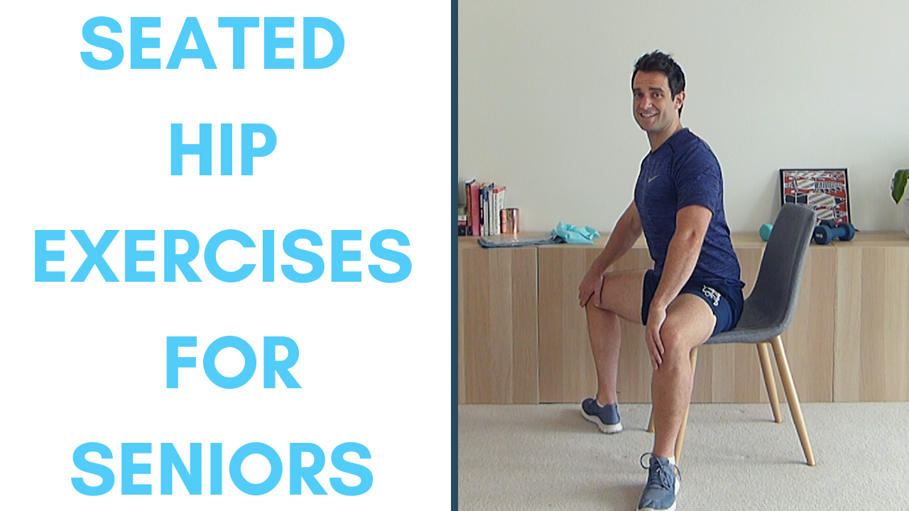 Hip Exercises For Seniors (Seated)  Hip Stretches For Seniors — More Life  Health - Seniors Health & Fitness