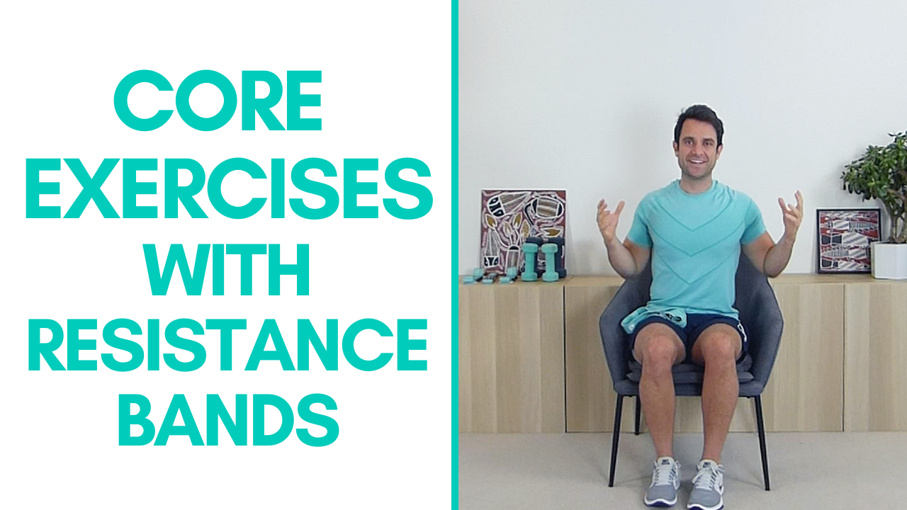 Core Exercise For Seniors (With Resistance Band) — More Life