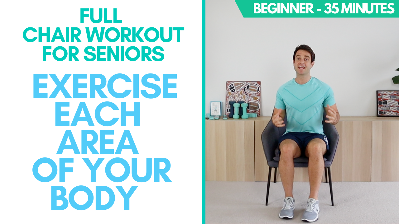 Full-Body Chair Workout For Seniors (Seated) — More Life Health - Seniors  Health & Fitness