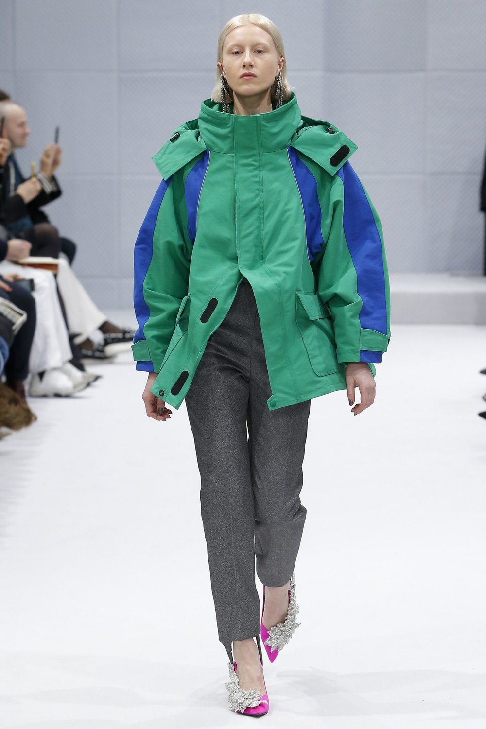 The workaday cagoule came to Paris Fashion Week thanks to Balenciaga, who showed theirs in a souped up 