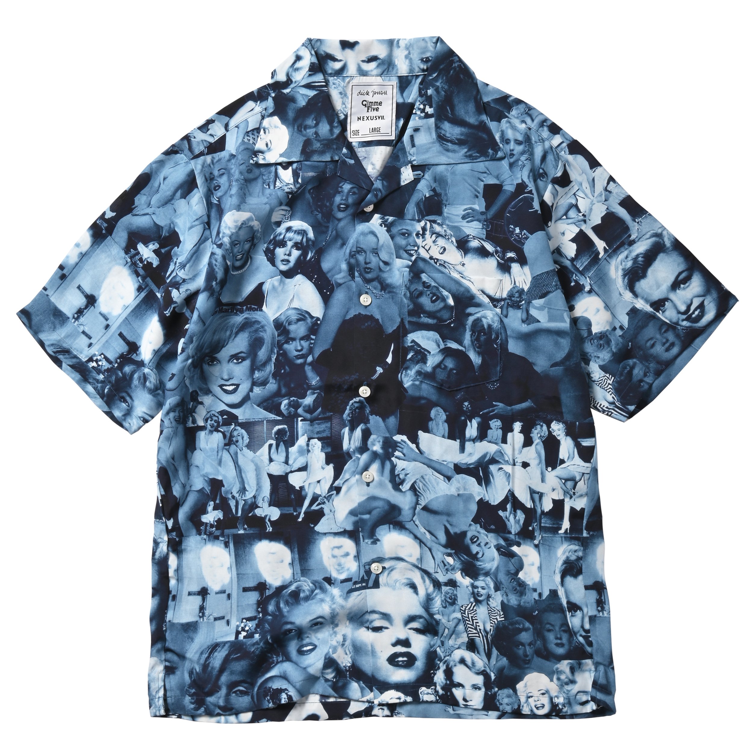 Gimme 5 x NEXUSVII x Dick Jewell Marilyn Myth Shirt (Navy) — Gimme Five