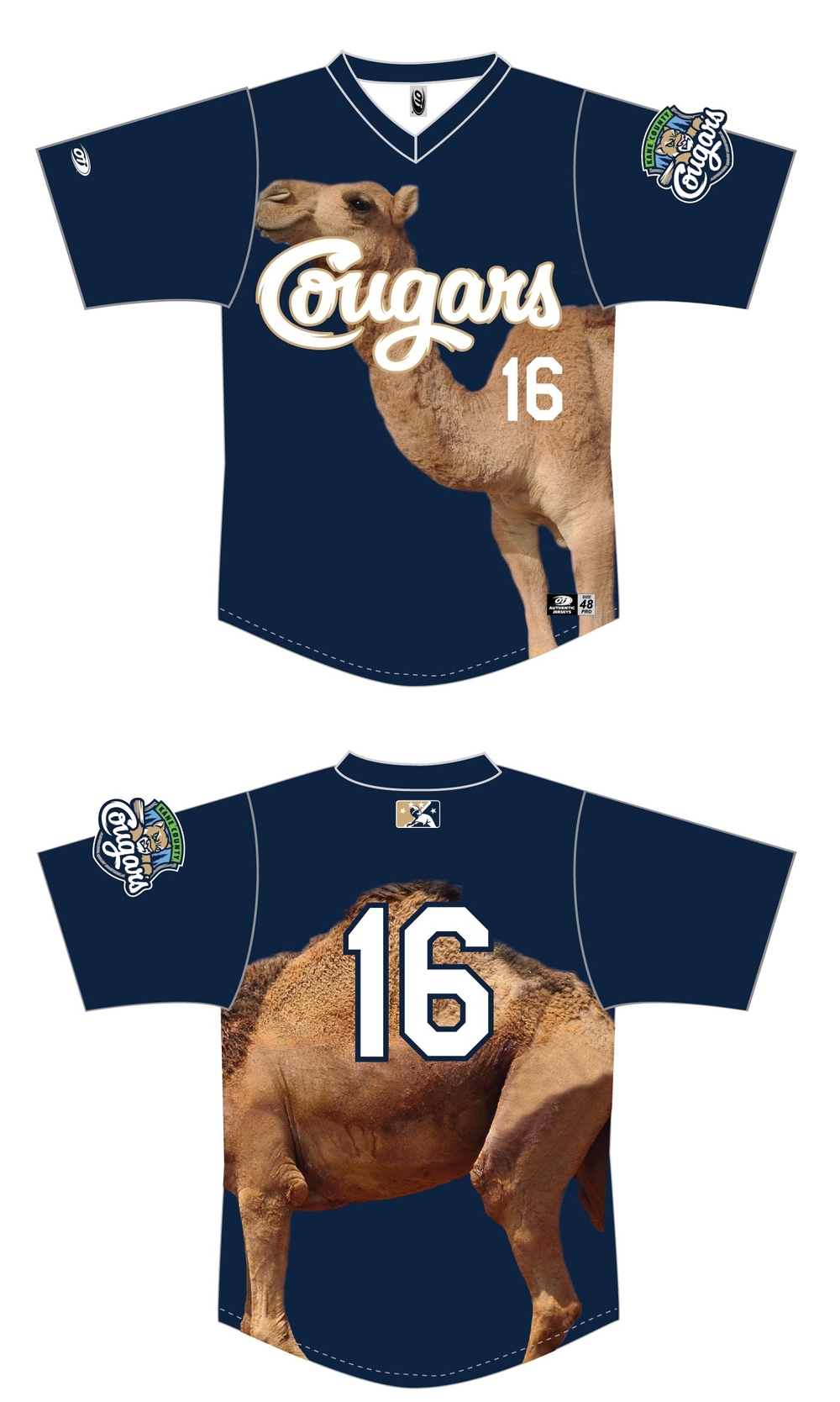 kane county cougars jersey
