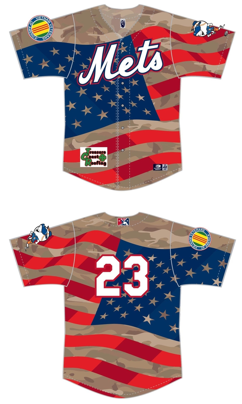 mets military jersey
