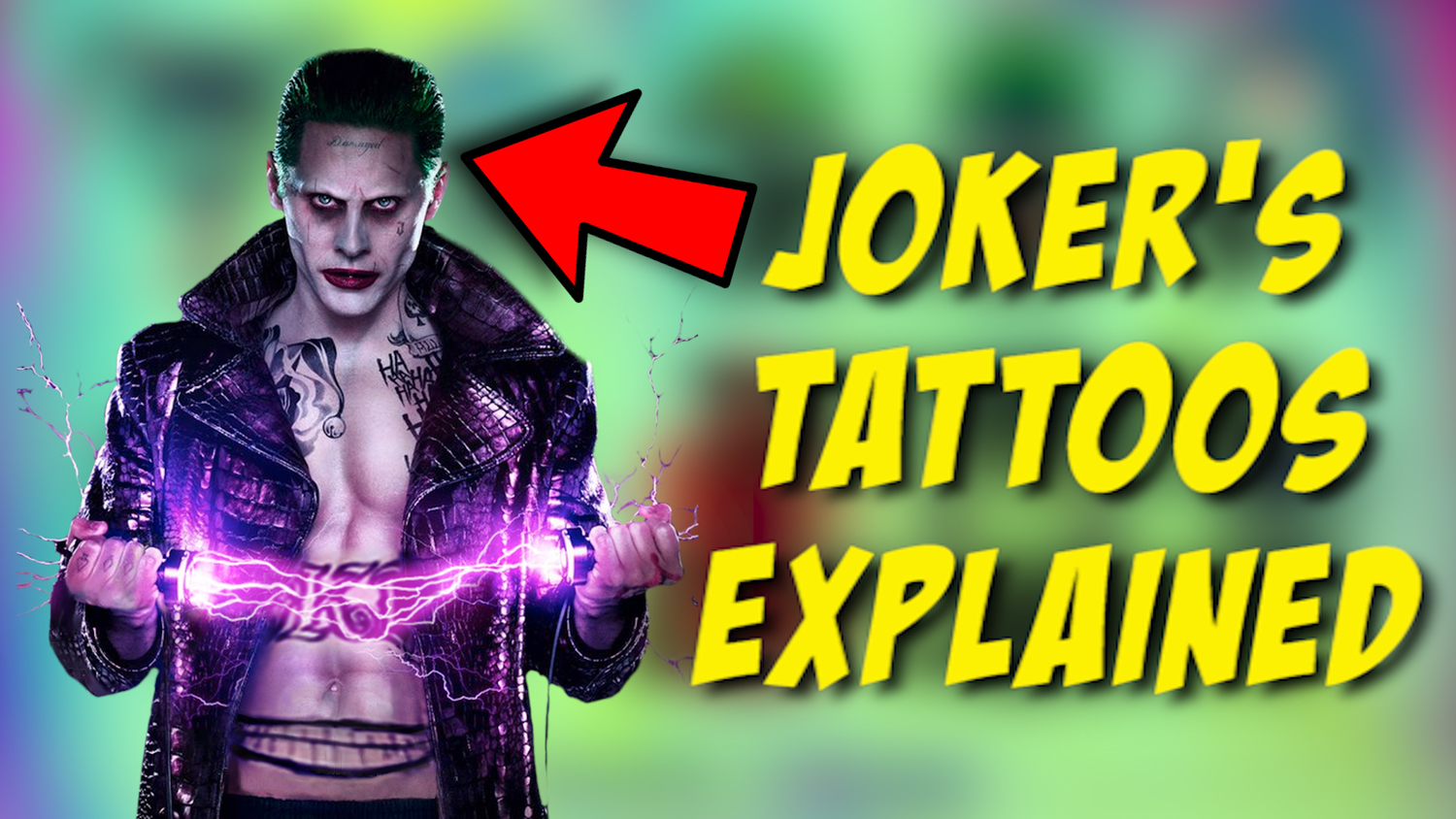 Joker's Tattoos Explained | Suicide Squad Easter Eggs