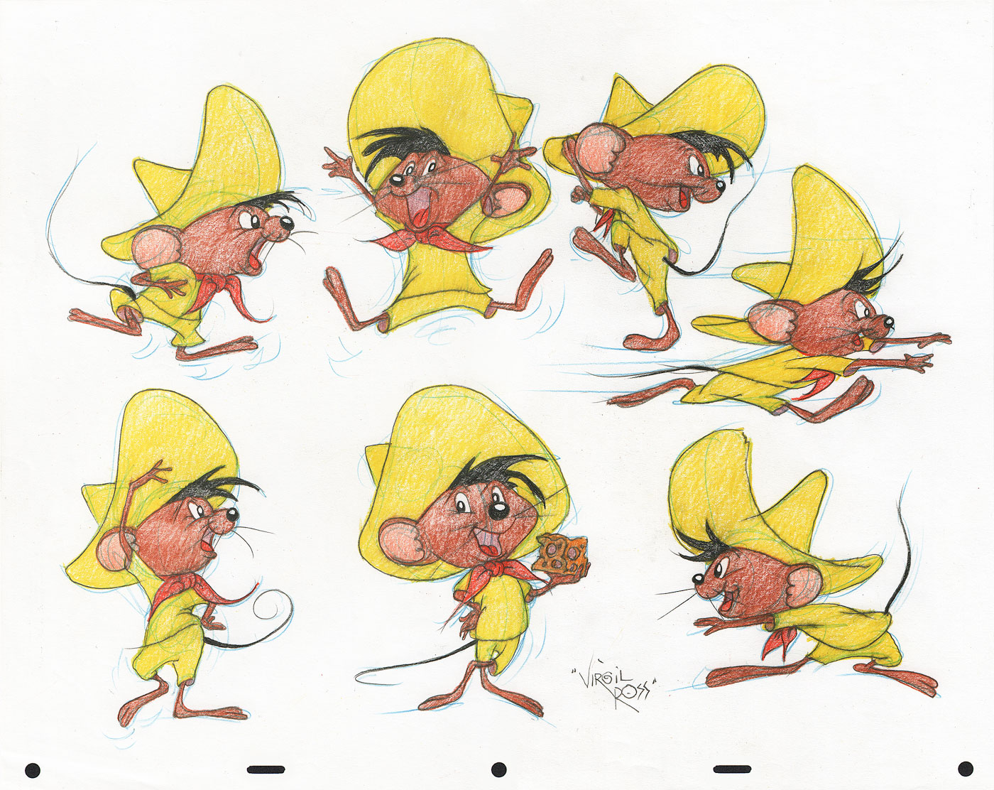How to Draw Speedy Gonzales, Looney Tunes
