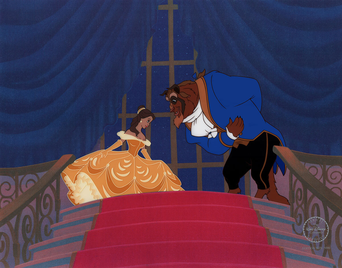 Animation Art - Beauty And The Beast 