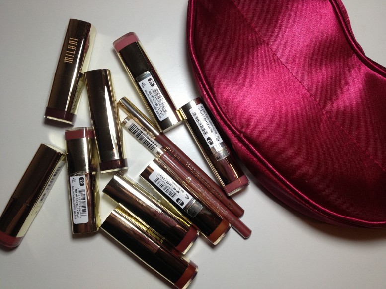 Milani Color Statement Lipstick and Lip liners Naturals & Browns Swatches (1)