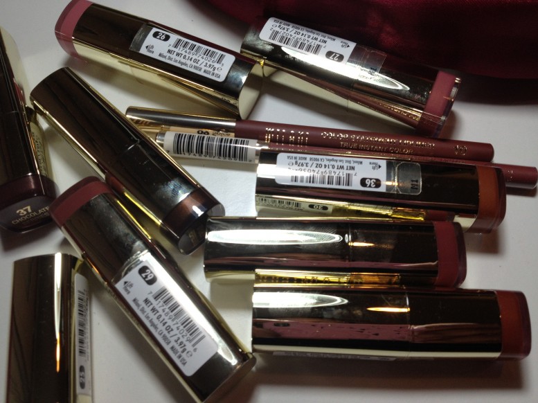 Milani Color Statement Lipstick and Lip liners Naturals & Browns Swatches (2)