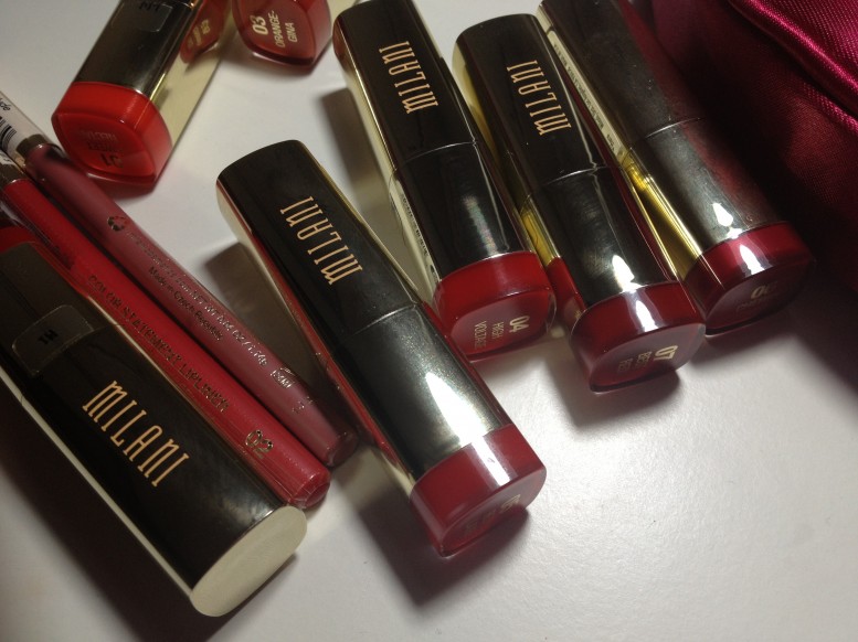 Milani Color Statement Lipstick Oranges & Reds Swatches (1)