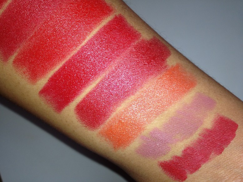 Milani Color Statement Lipstick Oranges & Reds Swatches (7)